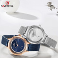 NAVIFORCE 5014 Casual Women Watches Ladies Business Quartz Wristwatch Waterproof Stainless steel Luxury Clock Relogio Feminino